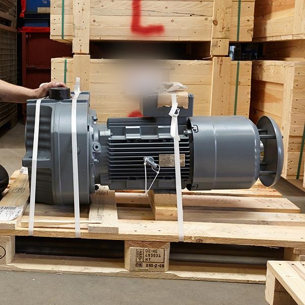 Getriebemotor für die Antriebstechnik-Modernisierung, angeliefert für ein Retrofit-Projekt