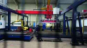 FRANK Walz- und Schmiedetechnik: Durchsatz im neuen Flächenlager um 80 % gesteigert